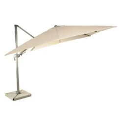 Bramblecrest Lichfield 2.7m Square Side Post Parasol Sand With 100kg Granite Base 9 Bramblecrest Lichfield 2.7m Square Side Post Parasol Sand With 100kg Granite Base -Decor In Garden Store litchfield 2.7m square sand
