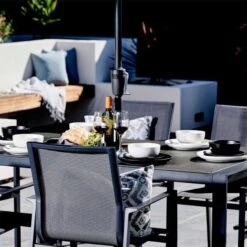 Livorno 6 Seat Set W 160x90cm Rectangular Dining Table -Decor In Garden Store livorn 6 seater close up