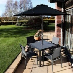 Livorno 4 Seat Set W 90cm Square Dining Table -Decor In Garden Store livorno 4 seater