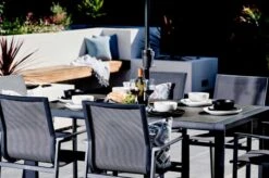 Livorno 6 Seat Set W 160x90cm Rectangular Dining Table -Decor In Garden Store livorno 6 seat rectangular closeup