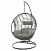 Kaemingk London Hanging Chair - Grey 2 Kaemingk London Hanging Chair - Grey -Decor In Garden Store london hanging chair