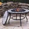 Calenta Mosaic Firepit - Gardeco -Decor In Garden Store mosaic firepit
