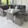 Kettler Palma Mini Casual Dining Set With Glass Table Whitewash 2 Kettler Palma Mini Casual Dining Set With Glass Table Whitewash -Decor In Garden Store palma mini 1