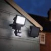 Smart Solar Super Bright Pir Millennium Floodlight - 1000 Lumens -Decor In Garden Store pir millenium floodlights lifestyle
