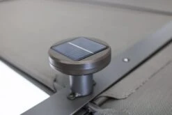 Kettler Deluxe Panasol® 3x3.5m Aluminium Grey W LED Solar Lights -Decor In Garden Store pnfr 0500 panalsol deluxe solar light studio zoom 1024x683 1