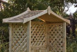 Woodshaw Tansley Seated Arbour -Decor In Garden Store prod 630007 tansley seated arbour 8 ls web