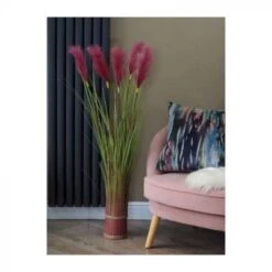 Smart Garden Purple Pampas Faux Bouquet 120cm 6 Smart Garden Purple Pampas Faux Bouquet 120cm -Decor In Garden Store purple pampas 2