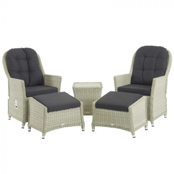 Bramblecrest Chatsworth Recliner Set W 2 Footstools & High Coffee Table 5 Bramblecrest Chatsworth Recliner Set W 2 Footstools & High Coffee Table - Image 3