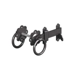 Birkdale Ring Gate Latch - Premium Black - 6"