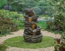 Kelkay Rock Pools Water Feature Including LEDs