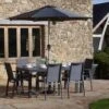 Bramblecrest Seville 6 Seat Set W 164x95cm Dining Table & Parasol