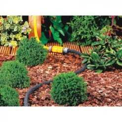 Hozelock 25m Porous Soaker Hose -Decor In Garden Store soaker hose insitu
