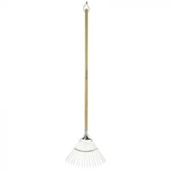 Kent & Stowe Stainless Steel Long Handled Lawn & Leaf Rake