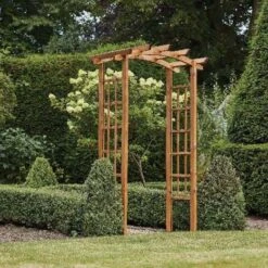 Woodshaw Thornton Rustic Arch -Decor In Garden Store thornton rustic arch