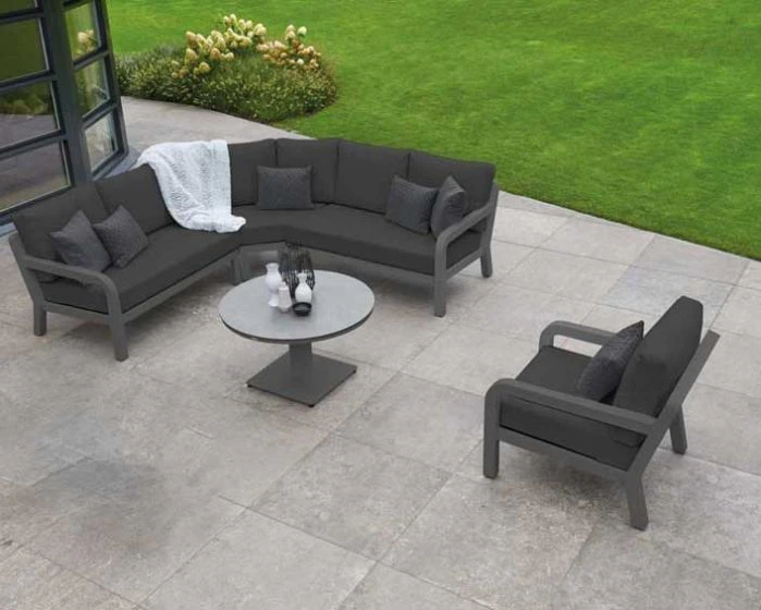 Norfolk Leisure Timber Round Lounge Corner Set 3 Norfolk Leisure Timber Round Lounge Corner Set