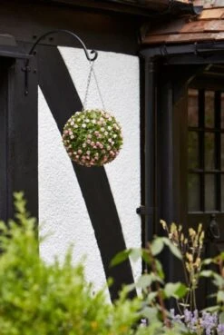 Topiary Pink Rose Ball -Decor In Garden Store topiary pink rose ball 3