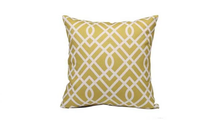 Bramblecrest Scatter Cushion Square Ochre Maze 3 Bramblecrest Scatter Cushion Square Ochre Maze