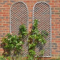 Extra Strong Framed Willow Trellis - Round 1.2 X 0.45m - Smart Garden