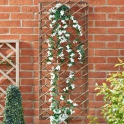 Extra Strong Framed Willow Trellis - Square 1.2 X 0.45m - Smart Garden