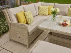 Bramblecrest Somerford Reclining Modular Sofa Set W Adj Table & 2 Benches -Decor In Garden Store x23wsfsqcd2jr 5 web